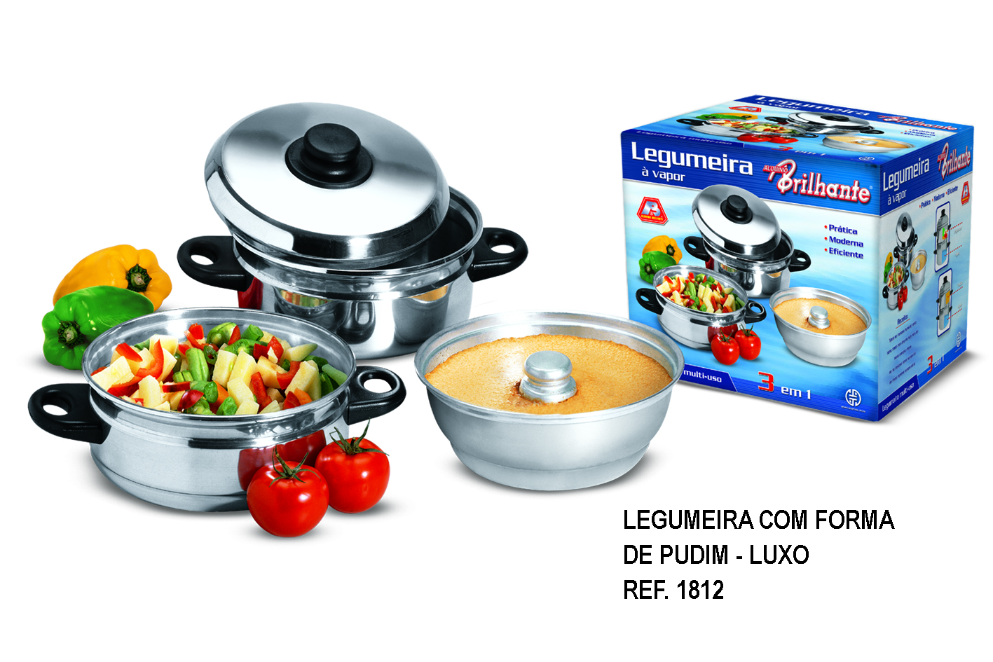 Legumeira com forma de pudim